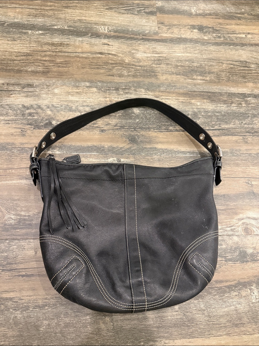 Vintage Coach Leather Hobo